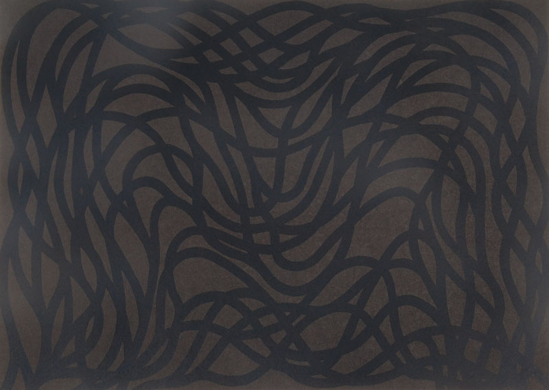 Sol LeWitt, 1928-2007, zweifarbiger Holzschnitt auf 250 g Japan "Kozo-Misumi"- Papier, handsigniert, nummeriert 84/100, aus dem Jahre 2000, ...