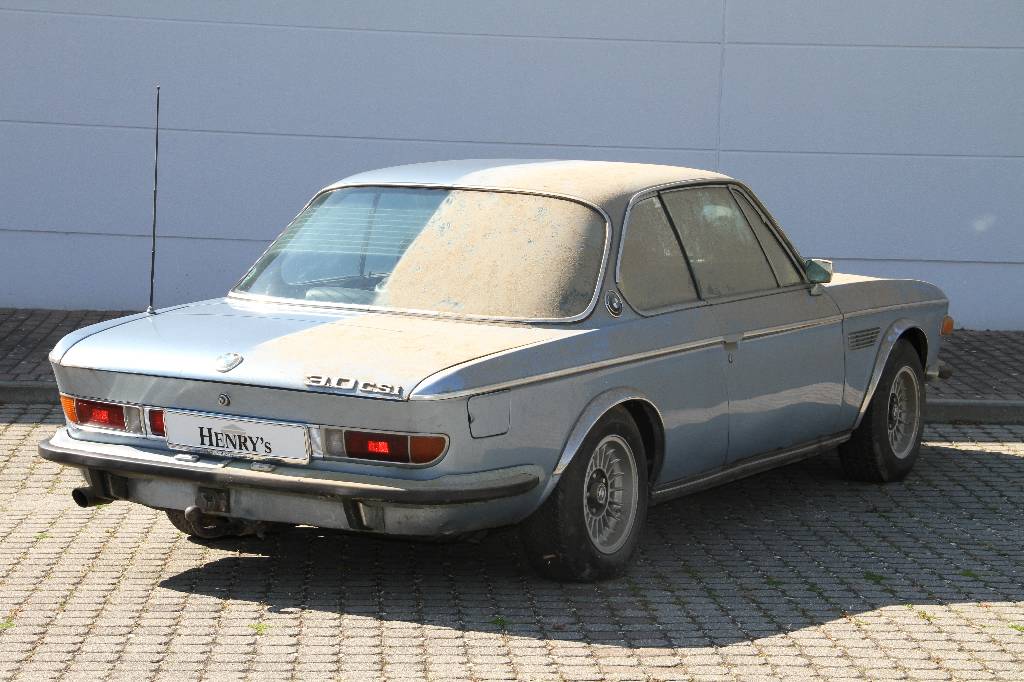 Detail b: BMW 3.0 CSi, EZ 08.1972, Laufleistung ca. 31.156 km abgelesen, H-zulassungsfähig, 147 kW/ 200 PS, 6-Zylinder, 4-Gang Schaltgetriebe, hellblau ...