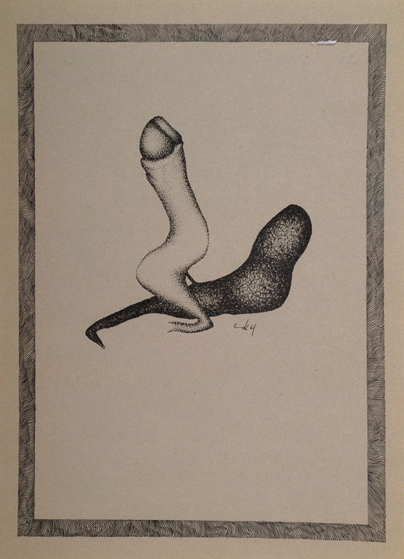 Bernd Bohmeier, geb. 1943 Bad Oeynhausen, tätig in Köln, bekannter moderner Maler, Grafiker und Schriftsteller, hier: Triktorak - oder die ...
