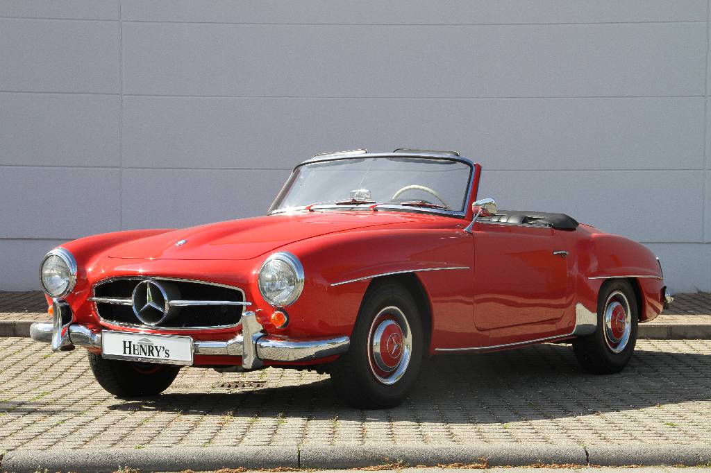 Mercedes-Benz 190 SL W121 B II, EZ 07.1958, Laufleistung ca. 27.497 km abgelesen, HU 04.2018, H-Zulassung, 77 kW/ 105 PS, 4- Zylinder, 4-Gang ...