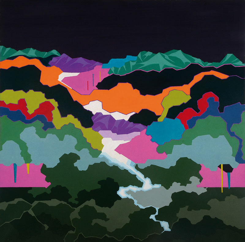 Eugeniusz Zygfryd Olszewski, 1924-2011, urspr. Architekt, 1980 Übersiedelung nach Italien, mehrere Ausstellungen in der Schweiz und Italien, hier: ...