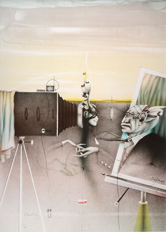 Paul Wunderlich, 1927-2010, Lithographie, handsigniert und nummeriert 40/120, Blattgr. ca. 94.5 x 66.5 cm, mit leichten Knicken