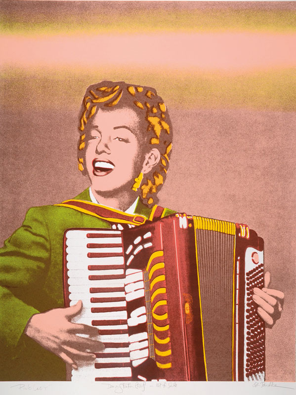 Ed Paschke, 1939-2004, Lithographie, Pink Lady, signiert und betitelt, ebenso beschriftet: Demonstration Proof - Not for sale, Blattgr. ca. 97x75,5 ...