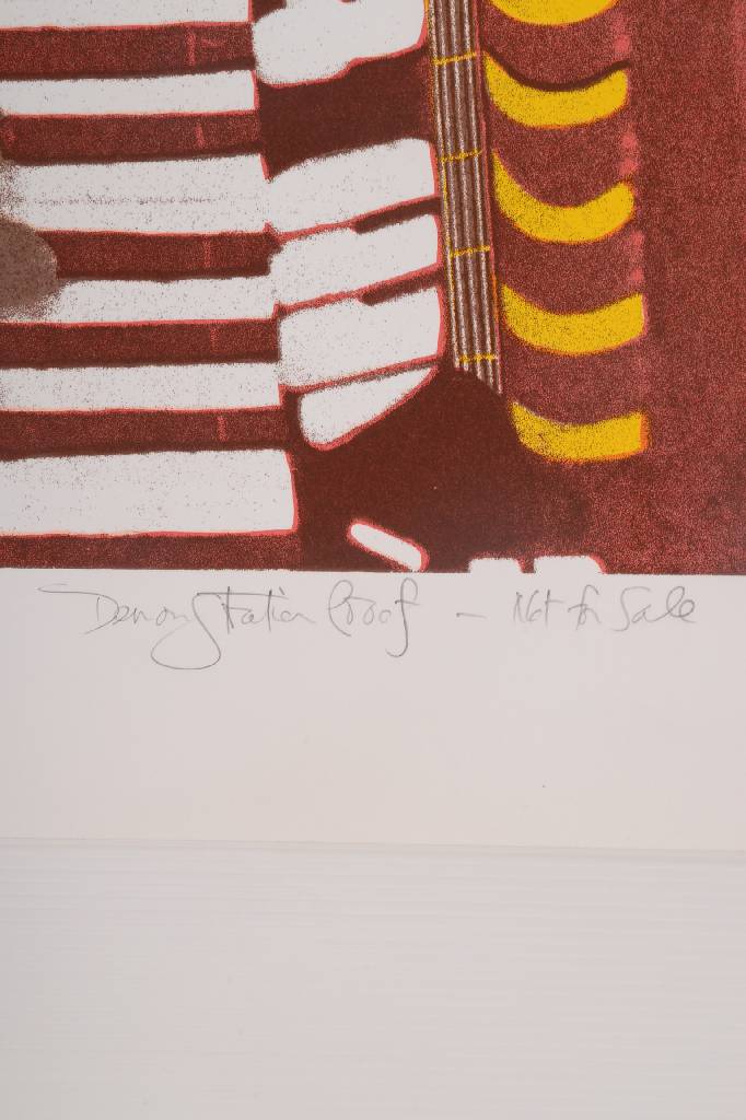 Detail b: Ed Paschke, 1939-2004, Lithographie, Pink Lady, signiert und betitelt, ebenso beschriftet: Demonstration Proof - Not for sale, Blattgr. ca. 97x75,5 ...