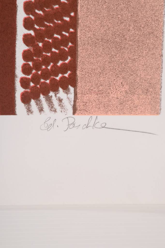 Detail c: Ed Paschke, 1939-2004, Lithographie, Pink Lady, signiert und betitelt, ebenso beschriftet: Demonstration Proof - Not for sale, Blattgr. ca. 97x75,5 ...