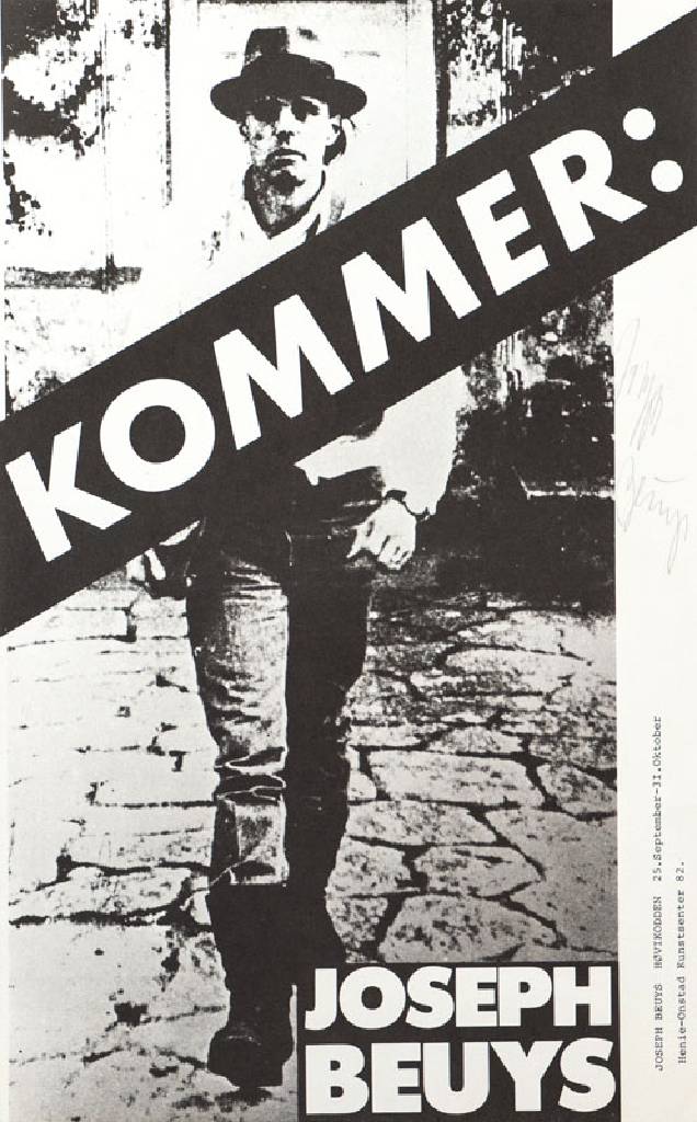 Joseph Beuys, 1921-1986, Kommer, Offset, Multiple, signiert, Blattgr. ca. 51x32 cm