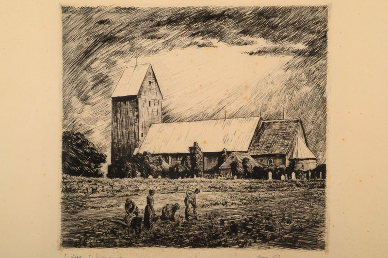 Otto Quante, 1875-1947, Konvolut aus 8 Radierungen, teilweise Probedrucke, teilweise signiert, verschiedene Motive, verschiedene Blattgrößen, je ...