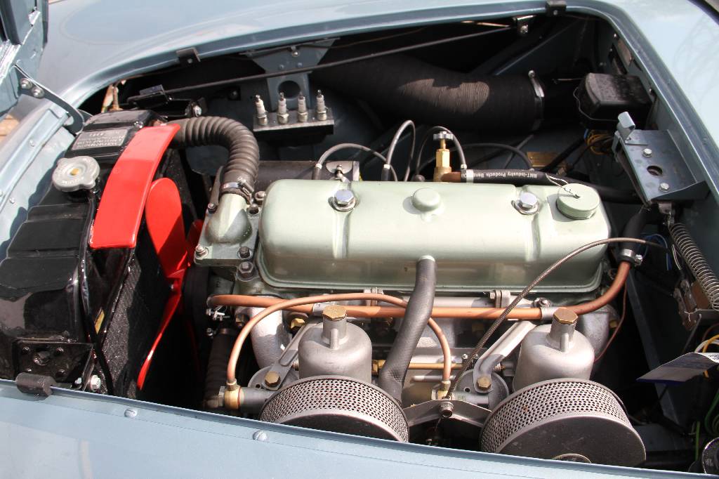 Detail f: Austin Healey 100/4 BN1, EZ 07.1955, 2. Hand in Deutschland, Laufleistung ca. 62.000 miles abgelesen, H-Zulassung, 67 kW/ 91 PS, 4- Zylinder, 3-Gang ...