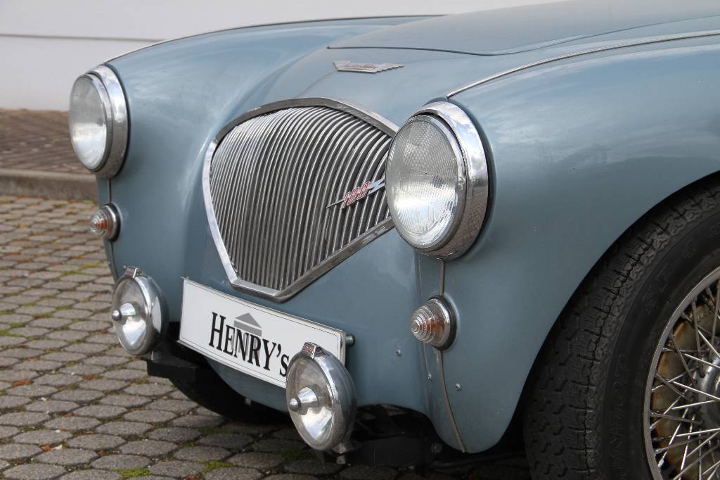 Detail i: Austin Healey 100/4 BN1, EZ 07.1955, 2. Hand in Deutschland, Laufleistung ca. 62.000 miles abgelesen, H-Zulassung, 67 kW/ 91 PS, 4- Zylinder, 3-Gang ...
