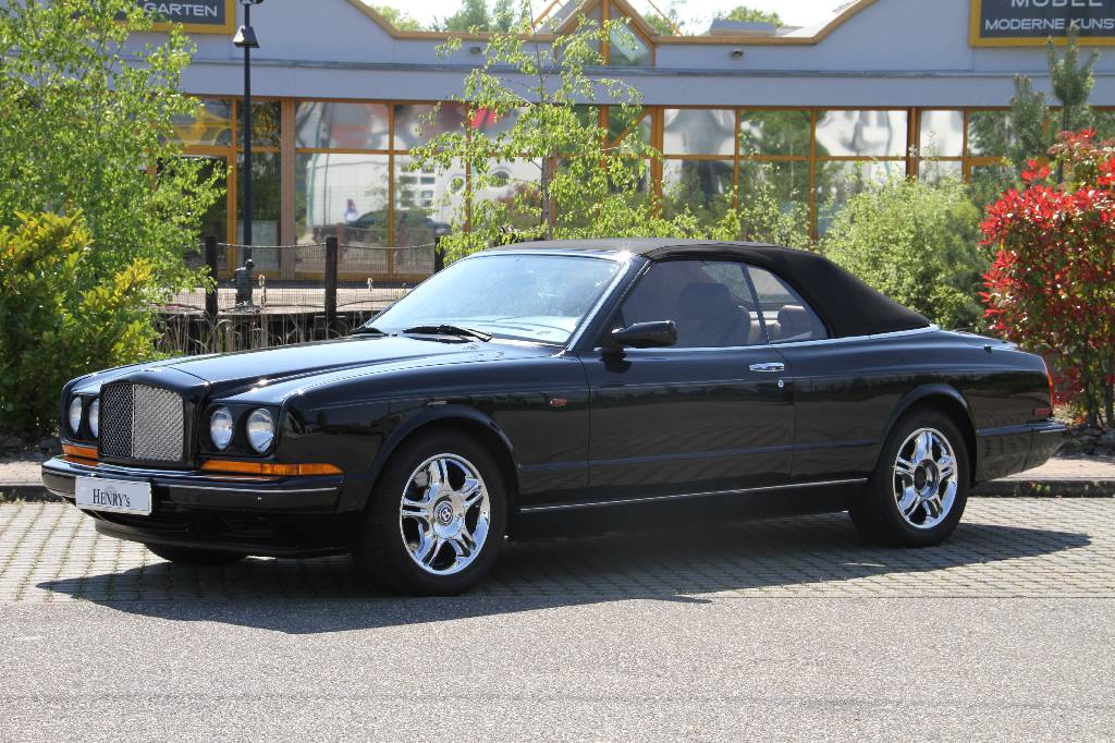 Bentley Azure Cabriolet, EZ 07.1997, Laufleistung ca. 48.770 miles, 286 kW/ 389 PS, 8-Zylinder, Automatikgetriebe, schwarz, Leder beige, Classic Data ...