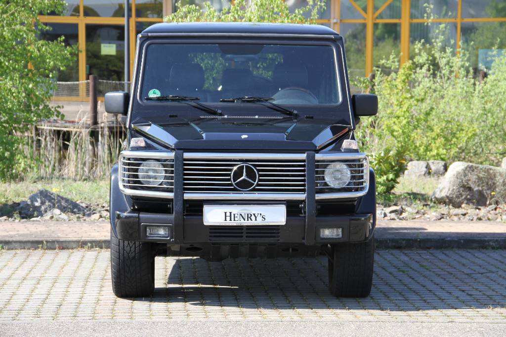 Detail b: Mercedes-Benz G 500, EZ 02.1999, 2. Hand, Laufleistung ca. 94.050 km, HU 11.2017, 218 kW/ 296 PS, 8-Zylinder, Automatikgetriebe, schwarz, Leder ...