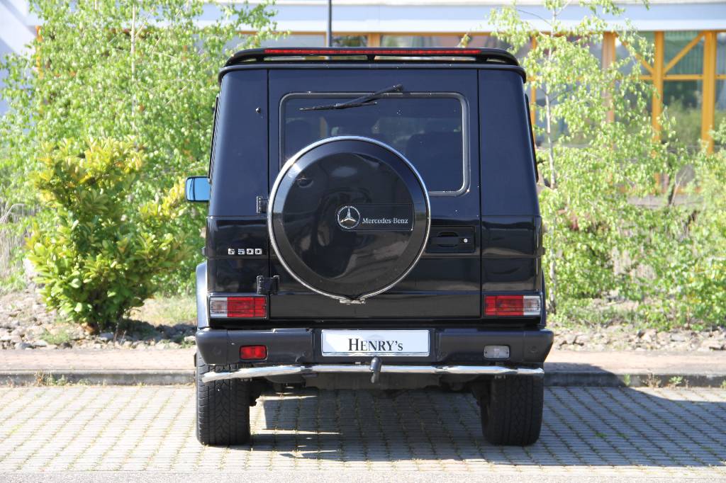 Detail f: Mercedes-Benz G 500, EZ 02.1999, 2. Hand, Laufleistung ca. 94.050 km, HU 11.2017, 218 kW/ 296 PS, 8-Zylinder, Automatikgetriebe, schwarz, Leder ...