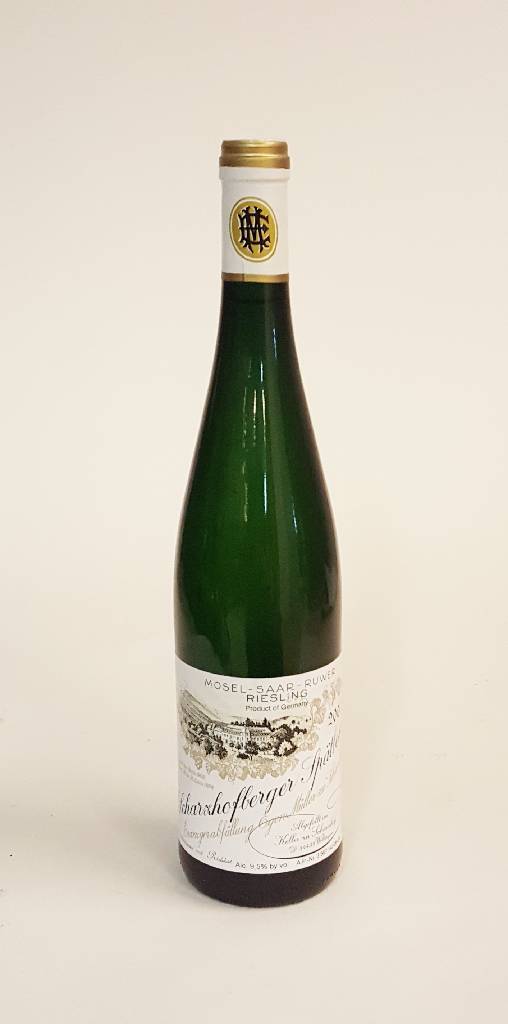 5 Flaschen 2007 Scharzhofer Spätlese, Mosel-Saar-Ruwer, Riesling, Erzeugerabfüllung:Egon Müller zu Scharhof, je ca. 75 cl, ca. 9 ,5% Vol, sehr ...
