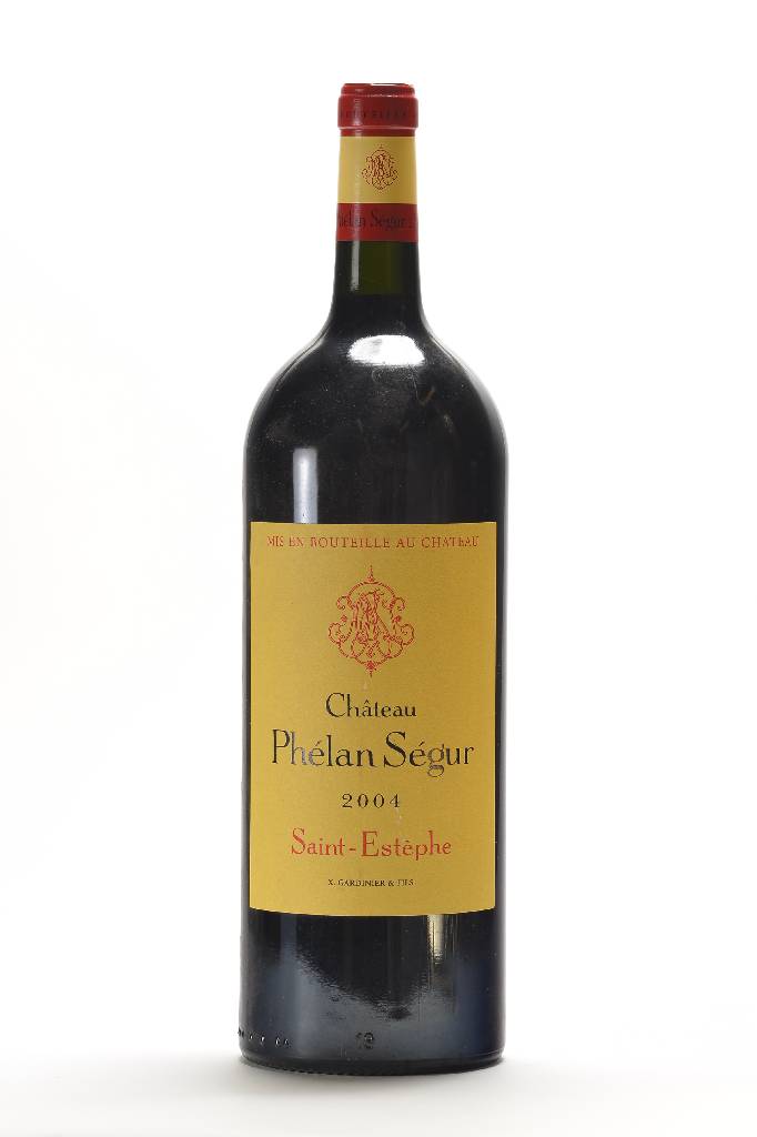 3 Magnumflaschen 2004 Chateau Phelan Segur, Saint-Estephe, je ca. 150 cl, 13% Vol., je ca.into neck, unverkostet, sehr selten in dieser Form im ...