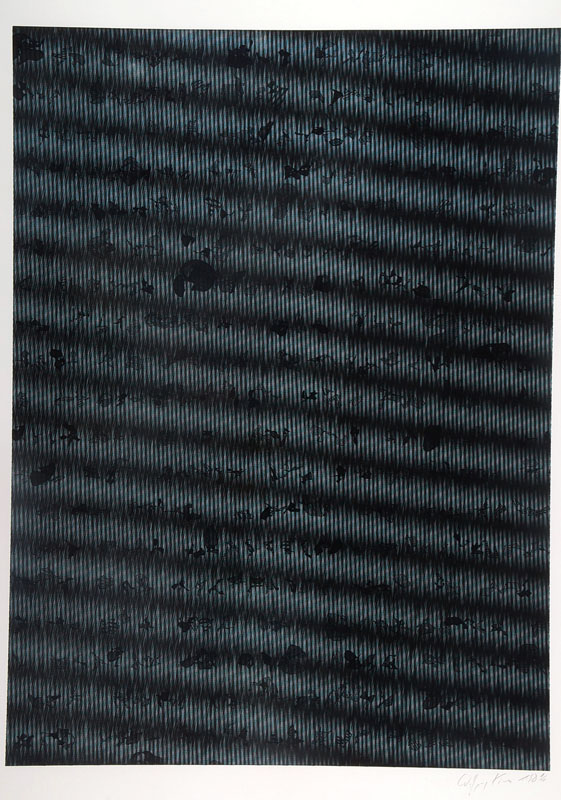 Wolfgang Kiwus, geb. 1939, Stabile Optionen, Plotterzeichnung, Grafik, rechts unten signiert und datiert 1998, nummeriert 1/1, Motiv ca. 70x52 cm, ...