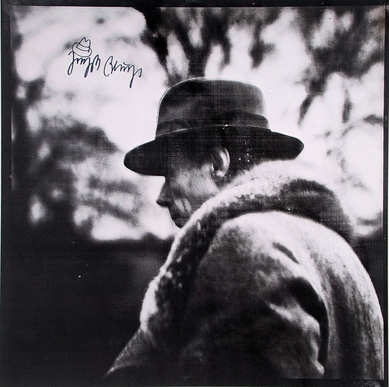 Joseph Beuys, 1921-1986, Multiple, beidseitiger Offsetdruck auf PVC, auf einer Seite handsigniert mit kleiner Hutzeichnung, ca. 45x45cm