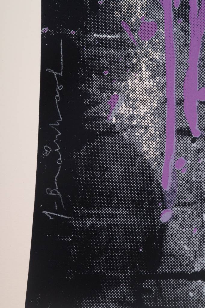 Detail a: Mr. Brainwash, geb. 1966, bekannter Amerikanischer Künstler, hier: Jimi Hendrix Purple, signiert und nummeriert 63/70, Blattgr. ca. 76x57 cm