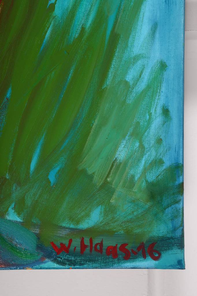 Detail a: Willibrord Haas, geb. 1936, Öl auf Leinwand, Männlicher Akt, rechts unten signiert und datiert 16, ca. 100x80 cm