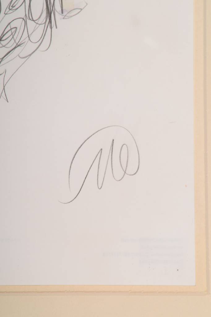 Detail a: Markus Lüpertz, geb. 1941, Aquarell über Bleistift auf Papier, "Kopf", rechts unten signiert, 2014, Provenienz: Atelier des Künstlers, ...