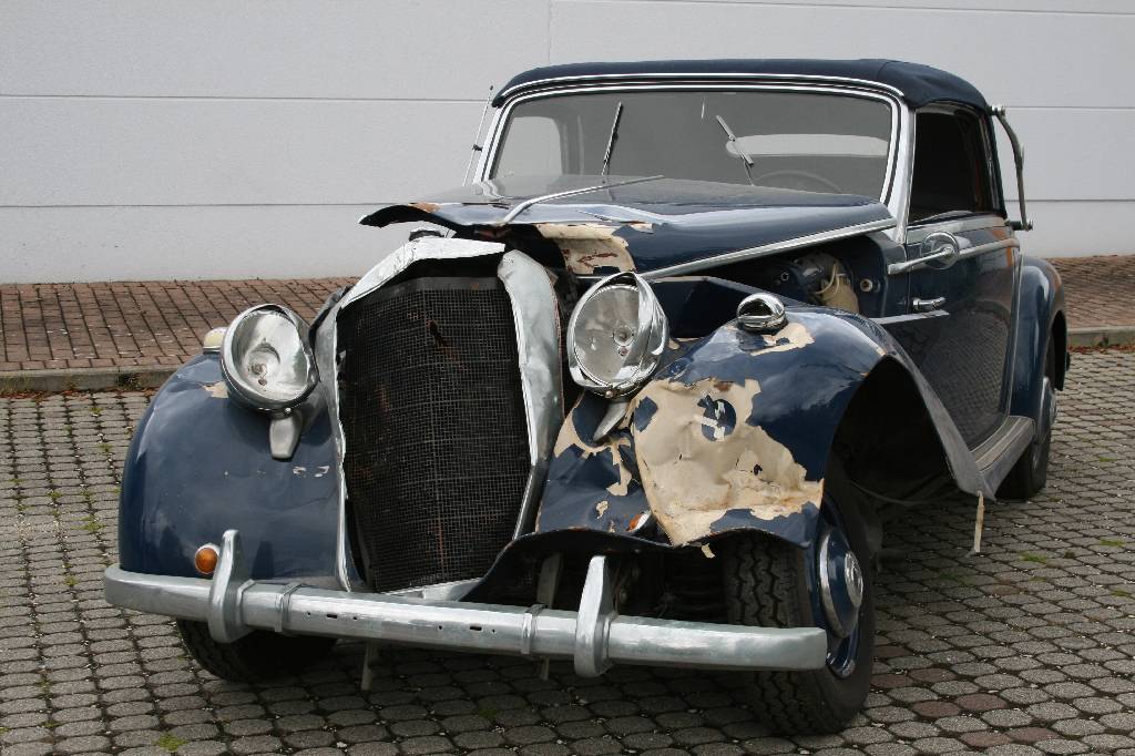 Detail a: Mercedes-Benz 170 S Cabrio, Fahrgestellnummer 13604209979, EZ 07.1950, 2. Hand, Laufleistung ca. 500 km nach Restaurierung, H- zulassungsfähig, 38 ...