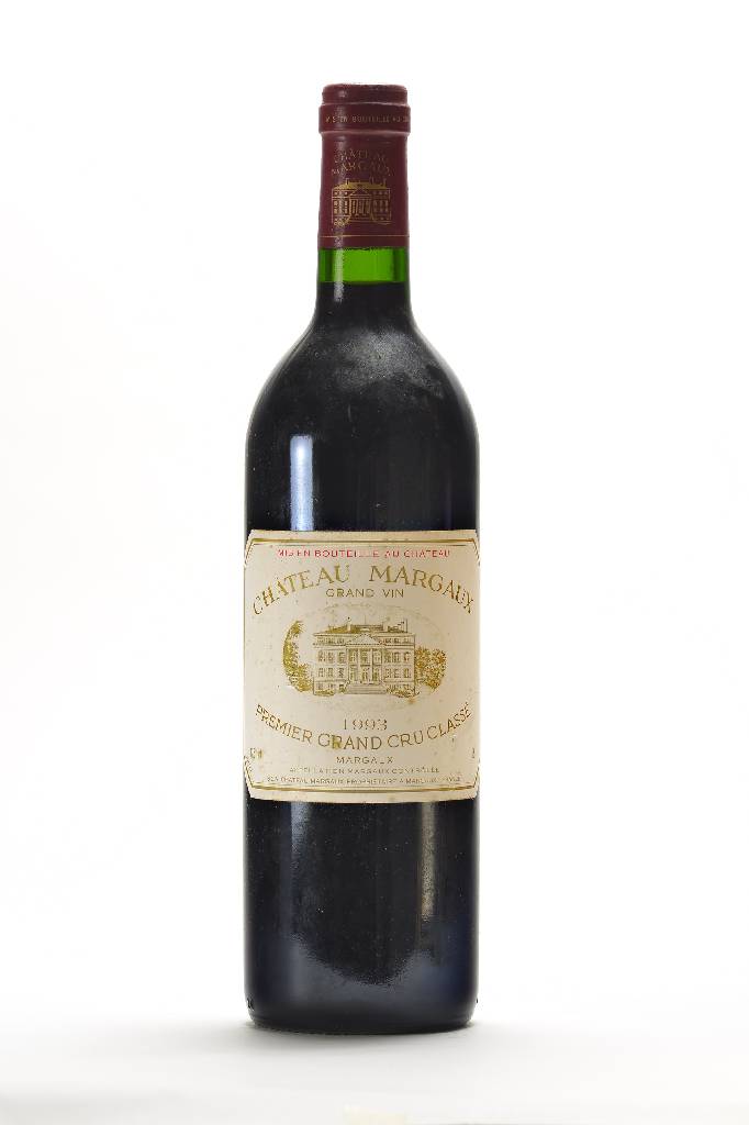 1 Flasche 1993 Chateau Margaux, Margaux, Premier Grand Cru Classe, ca. into neck, ca. 75 cl, selten im Angebot, unverkostet, Jean -Marc Quarin 90/100 ...