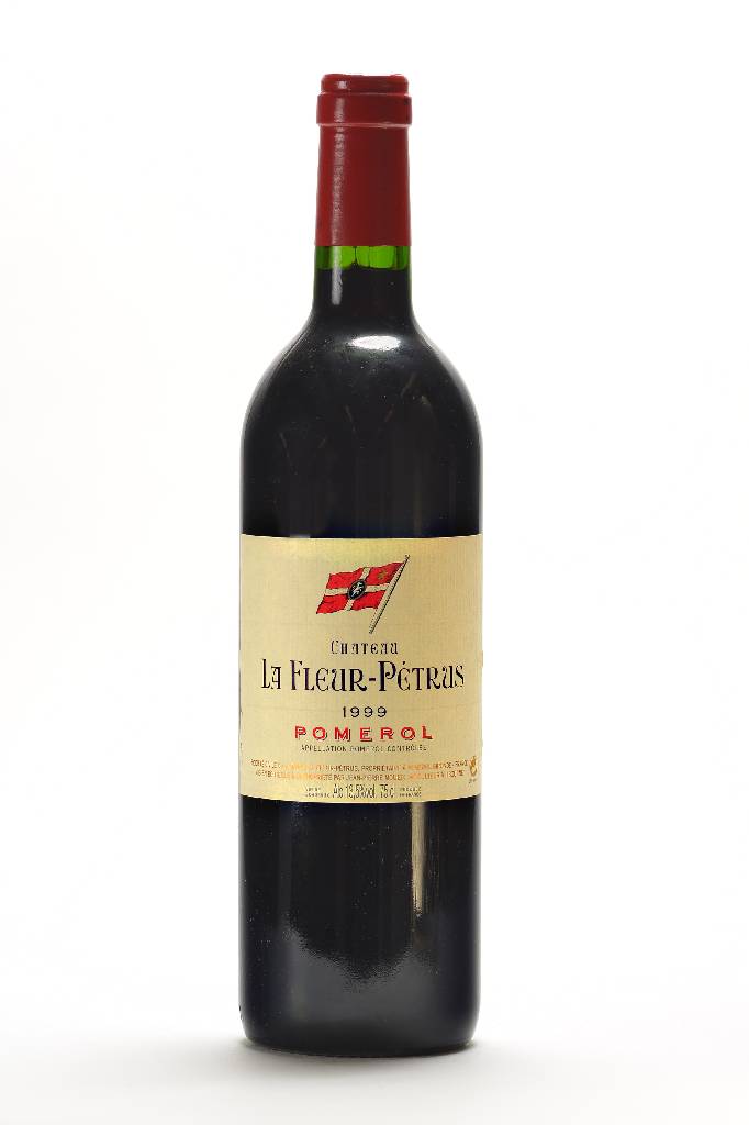 1 Flasche 1999 Chateau La Fleur-Petrus, Pomerol, ca. 75 cl, ca. 13,5 % Vol., ca. high fill, unverkostet, sehr guter Erhaltungszustand, selten im ...
