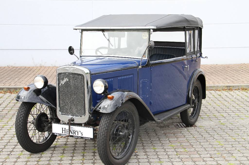 Austin 7 Tourer Cabrio, Fahrgestellnummer B62674, EZ 30.07.1932, 2. Hand, Laufleistung k.a. H-Zulassung ja, 8 kW/ 11 PS, 4-Zylinder, 4-Gang ...