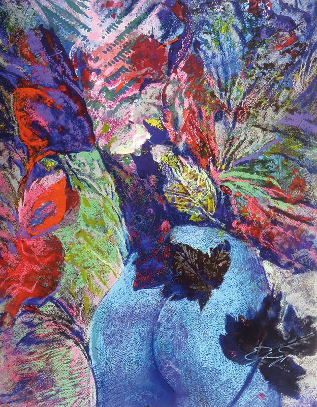 Detail a: Ernst Fuchs, geb. 1930 Wien, Konvolut aus drei Giclee auf Leinwand, je signiert und nummeriert, Auflage 300, Blattgr. ca. 61x76,5 cm bzw. 61x46,5 cm ...