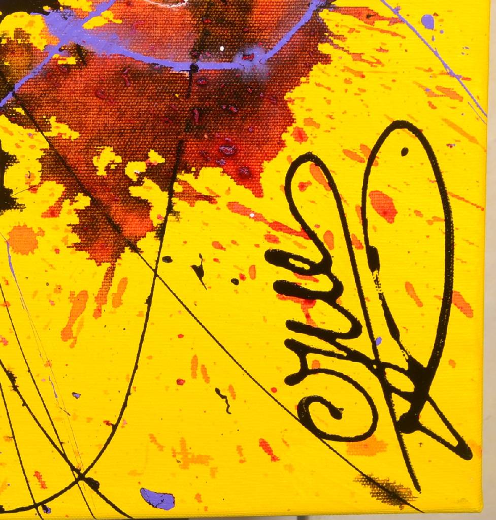 Detail a: Caroline Vis (CJVIS), geb. 1965, zeitgenössische Niederländische Künstlerin, zahlreiche Ausstellungen im In- und Ausland, hier: Yellow, ...