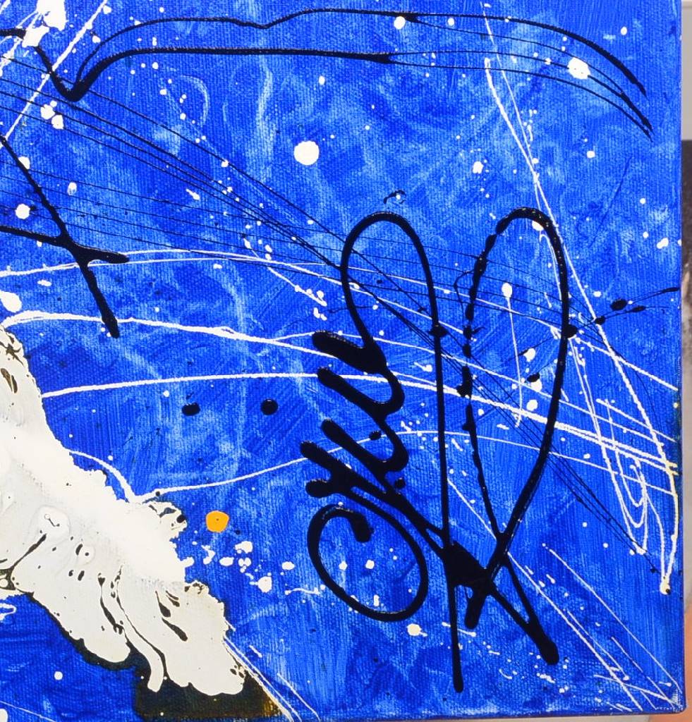 Detail a: Caroline Vis (CJVIS), geb. 1965, zeitgenössische Niederländische Künstlerin, zahlreiche Ausstellungen im In- und Ausland, hier: Parallel Universe ...