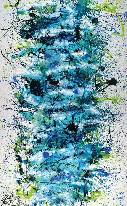 Caroline Vis (CJVIS), geb. 1965, zeitgenössische Niederländische Künstlerin, zahlreiche Ausstellungen im In- und Ausland, hier: Dancing at Burning ...