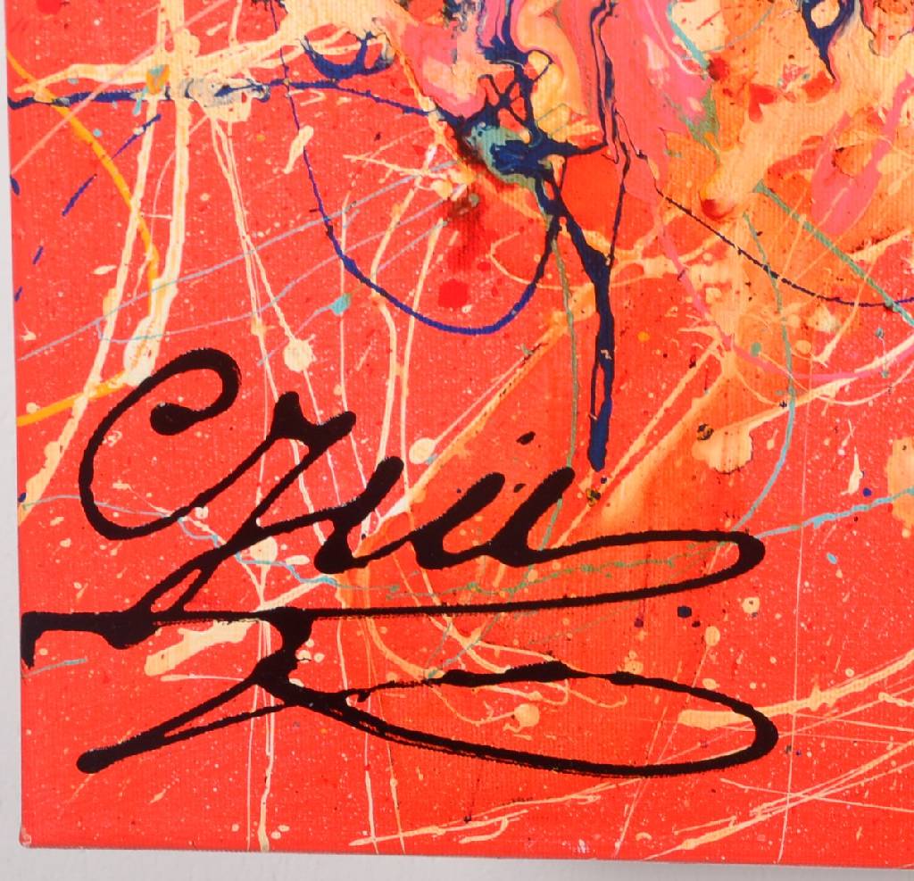 Detail a: Caroline Vis (CJVIS), geb. 1965, zeitgenössische Niederländische Künstlerin, zahlreiche Ausstellungen im In- und Ausland, hier: Burning Love, ...