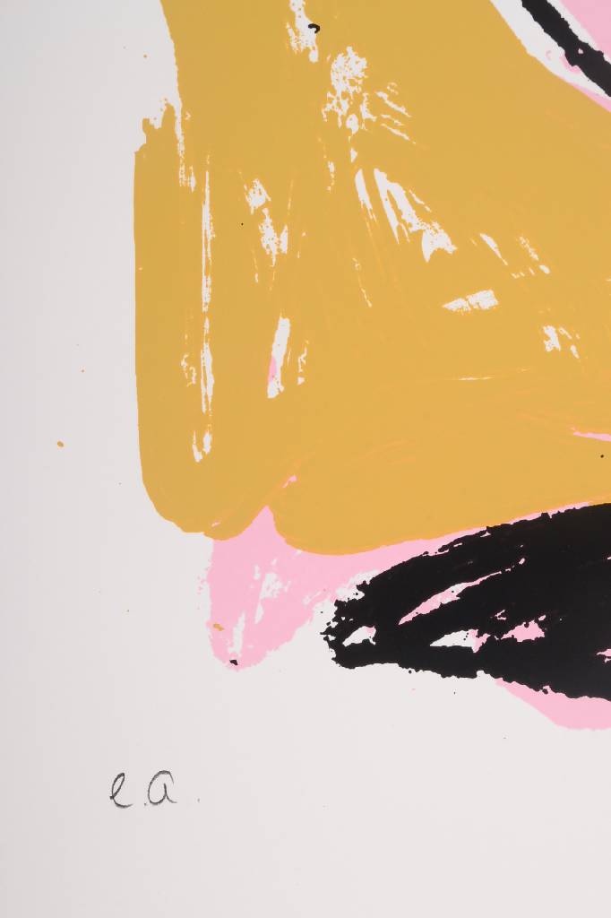 Detail b: Markus Lüpertz, geb. 1941, Konzert in Bad Reichenhall 2011, Farbserigraphie, handsigniert und nummeriert e.a., Blattgr. ca. 70x53 cm