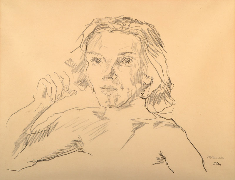 Oskar Kokoschka, 1886-1980, Lithographie, rechts unten signiert, PP, ca. 49,5x63 cm, unter Glas gerahmt
