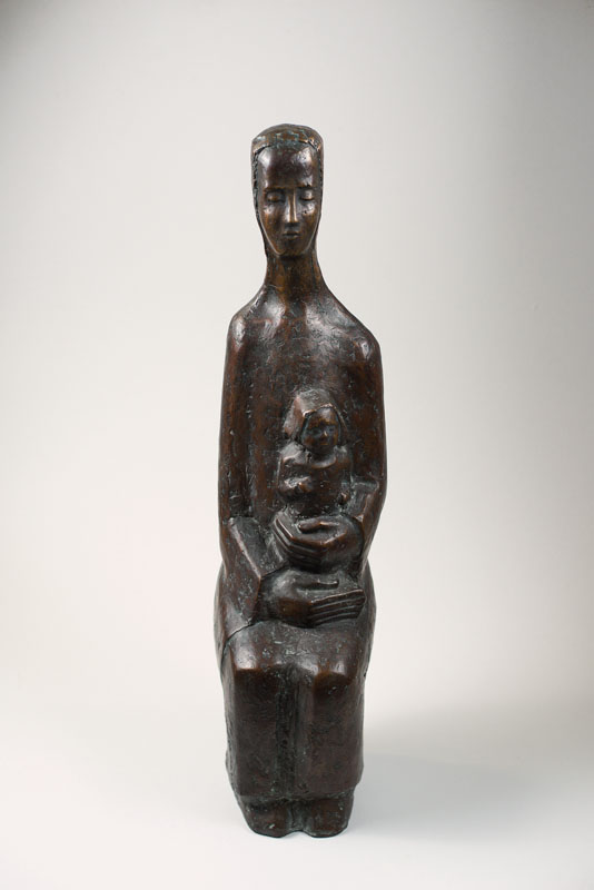 Erich Glauer, 1903-1987 Stuttgart, Meisterschüler von Graevenitz, Gründungsmitglied der Sindelfinger Sezession, hier: Mutter mit Kind, ...