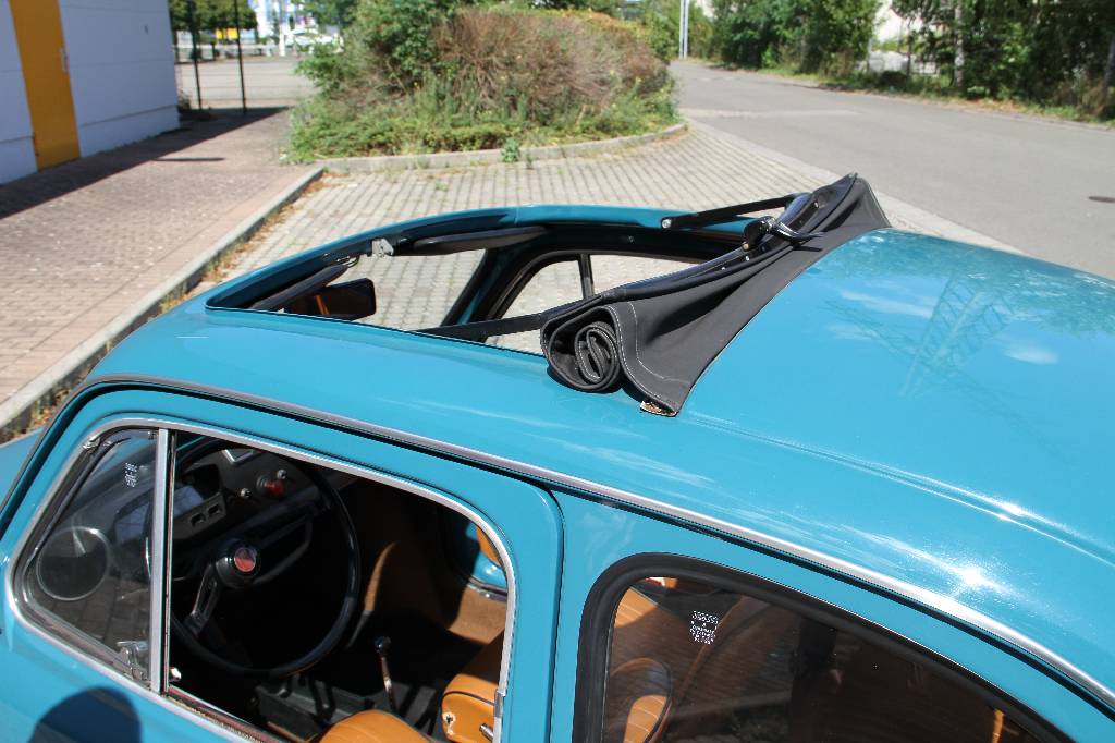 Detail f: Fiat 500 L Limousine, Fahrgestellnummer 110F6048765, EZ 01.06.1971, 3. Hand, Laufleistung 20.071 km abgelesen, H-Zulassung ja, 13 kW/ 18 PS, ...