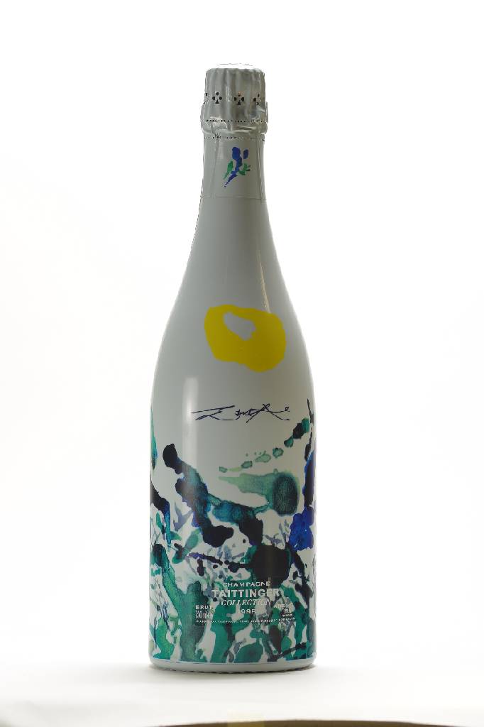 1 Flasche 1998 Taittinger Collection, Brut, Reims, Künstleretikett: Zao Wou-Ki, ca. 75 cl,ca. 12 % Vol., unverkostet, sehr guter Erhaltungszustand, ...