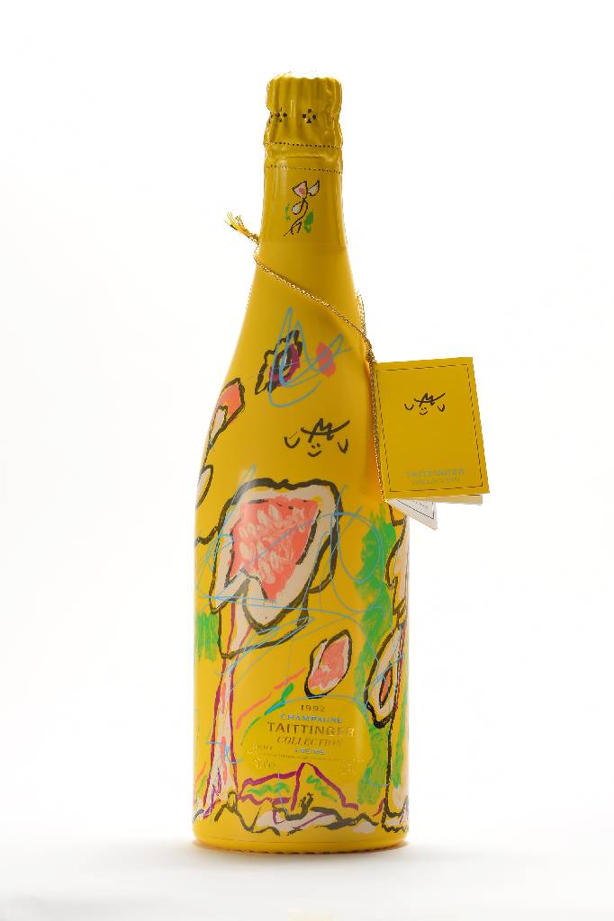 2 Flaschen 1992 Taittinger Collection, Brut, Reims, Künstleretikett: Roberto Matta, je ca. 75 cl, je ca. 12 % Vol., unverkostet, selten im Angebot, ...