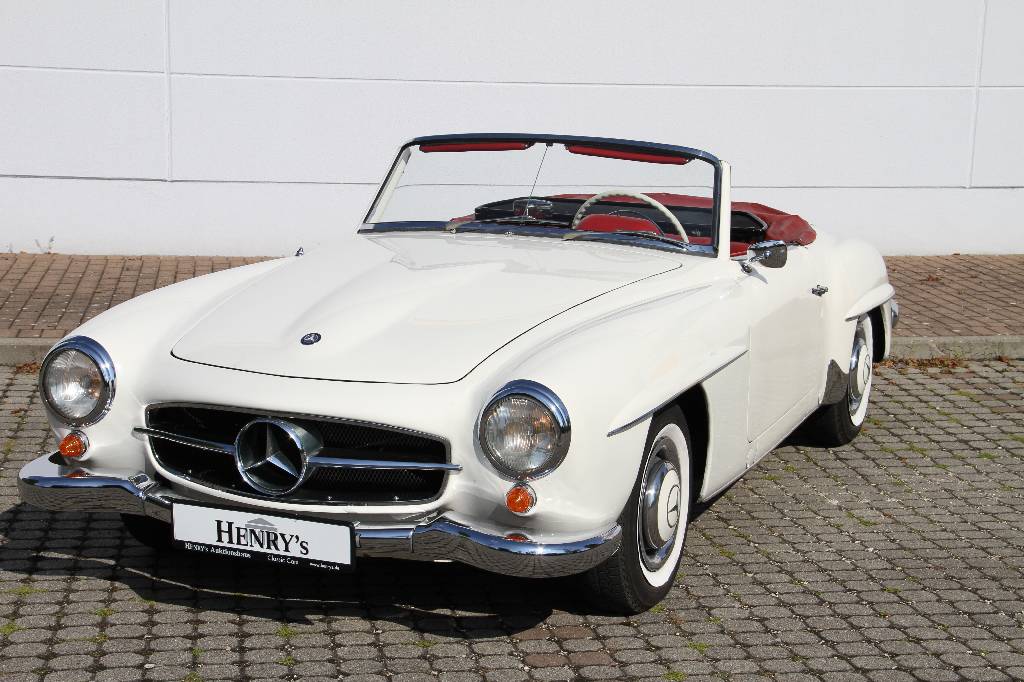 Mercedes Benz 190 SL Cabriolet, Fahrgestellnummer 1210425500125, EZ 01.07.1955, 5. Hand, Laufleistung ca. 59.000 km, HU 04.2017, H-Zulassung ja, 77 ...