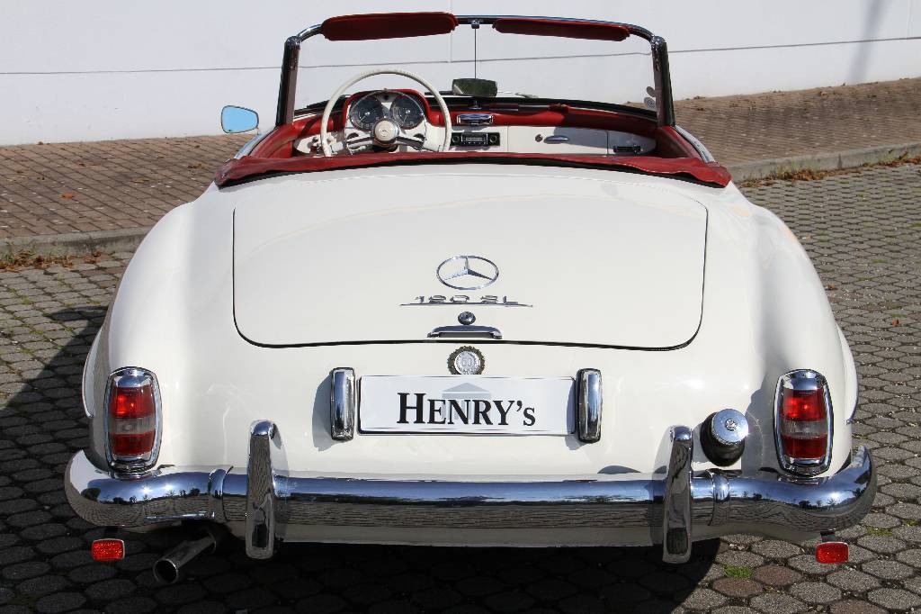 Detail b: Mercedes Benz 190 SL Cabriolet, Fahrgestellnummer 1210425500125, EZ 01.07.1955, 5. Hand, Laufleistung ca. 59.000 km, HU 04.2017, H-Zulassung ja, 77 ...