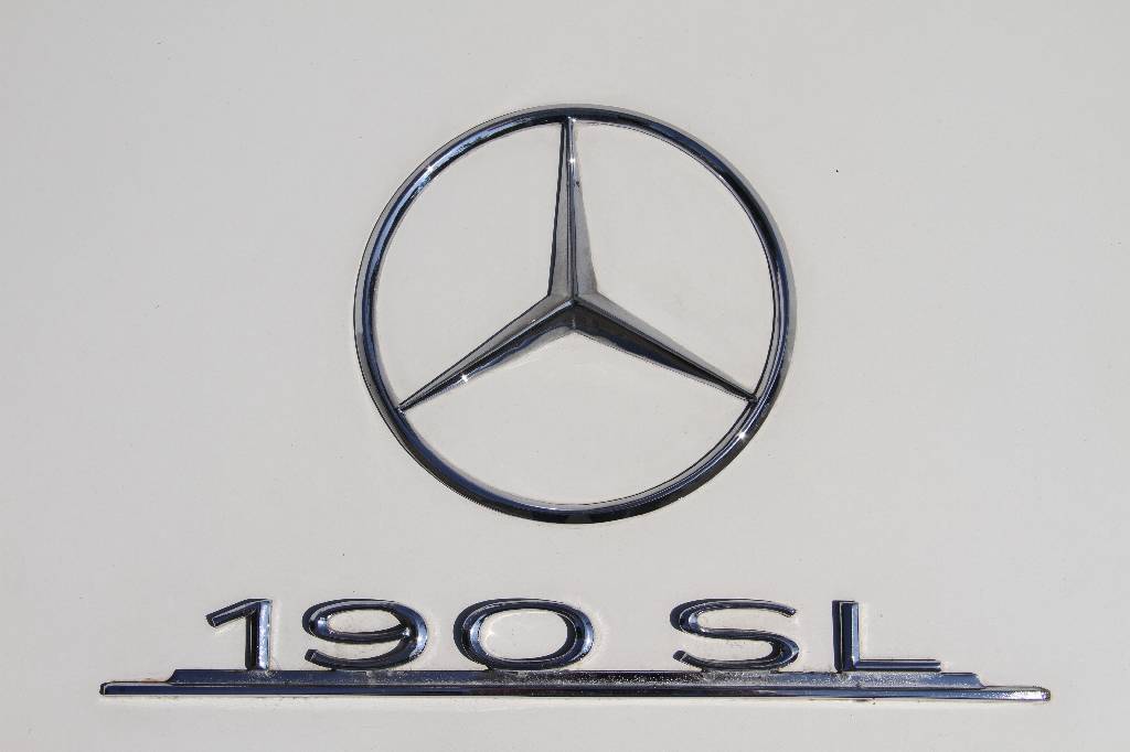 Detail h: Mercedes Benz 190 SL Cabriolet, Fahrgestellnummer 1210425500125, EZ 01.07.1955, 5. Hand, Laufleistung ca. 59.000 km, HU 04.2017, H-Zulassung ja, 77 ...