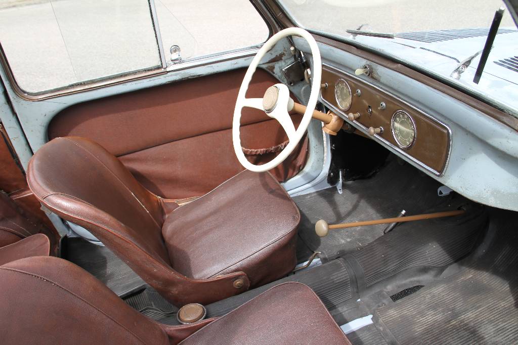 Detail f: Fiat Topolino Giardiniera Belvedere, Fahrgestellnummer 20865FE, EZ 03.09.1953, Fahrzeughalter unbekannt, Laufleistung 12.197 km abgelesen, 12 kW/ ...