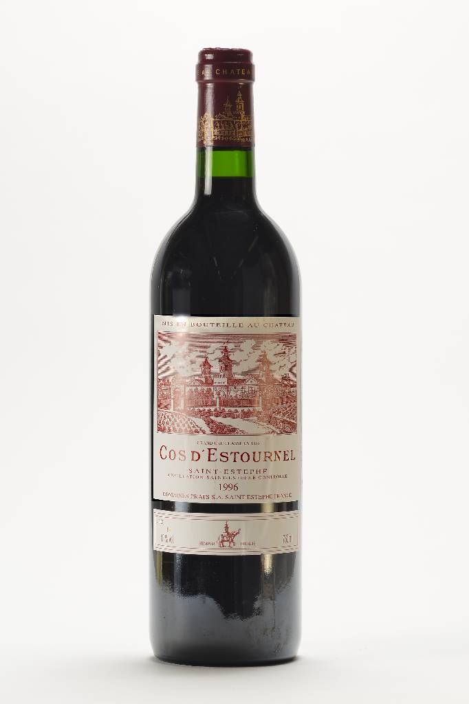 2 Flaschen 1996 Chateau Cos D'Estournel, Saint Estephe, Grand Cru Classe, unverkostet, ca. 13 % Vol., je ca. 75 cl, Füllstände: ca. into neck, ...