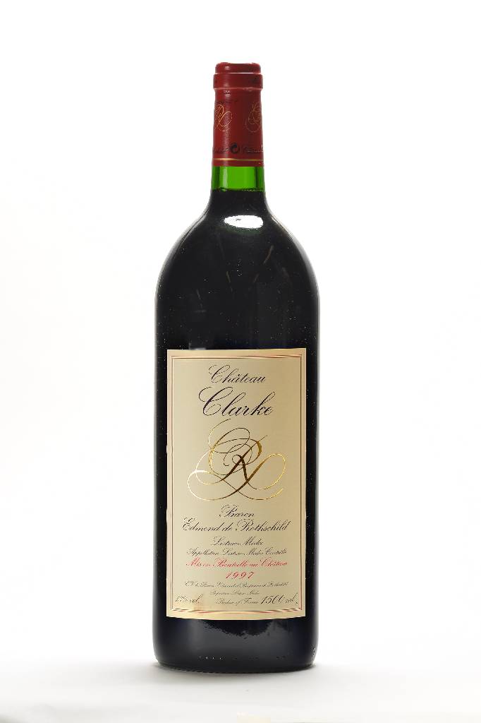 6 Magnumflaschen 1997 Chateau Clarke, Domaine Baron Edmond de Rothschild, Listrac -Medoc, je ca. 150 cl, 13 % Vol., Füllstände: ca. into neck, ...