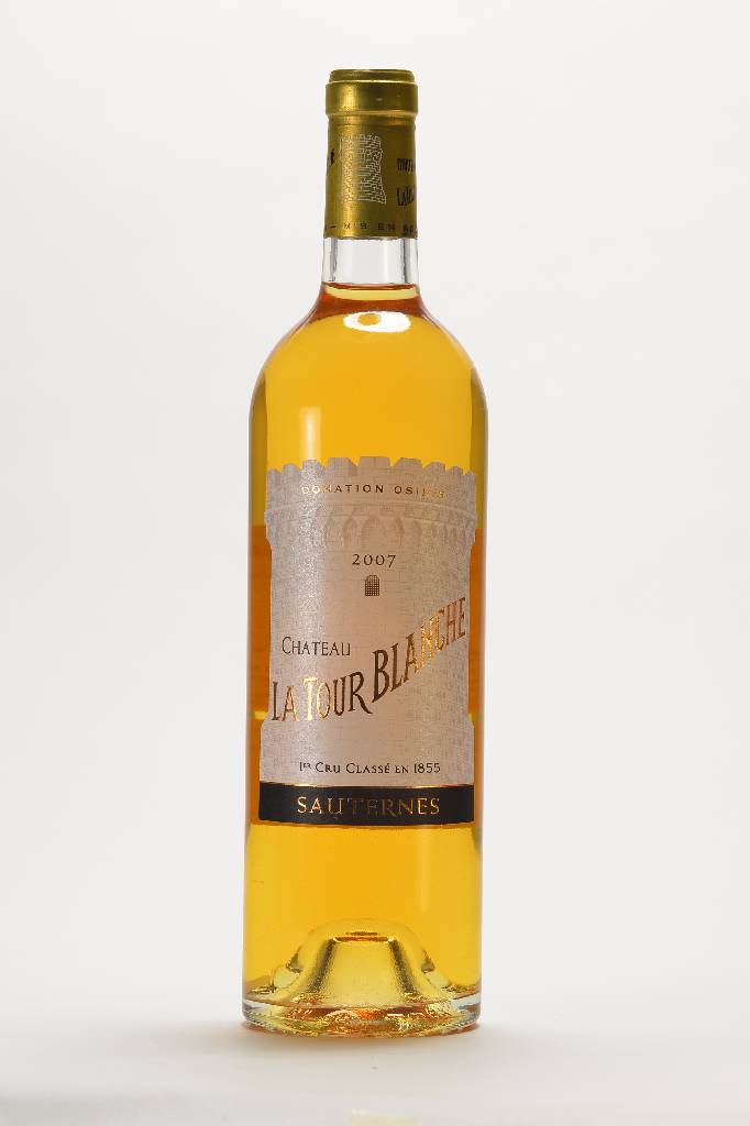 10 Flaschen 2007 Chateau La Tour Blanche, Sauternes, Premier Cru Classe, 14 % Vol., je ca. 75 cl, unverkostet, in der Originalholzkiste, sehr guter ...