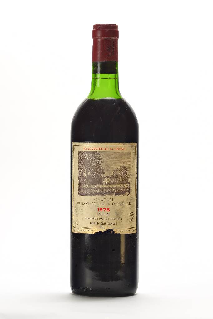10 Flaschen 1978 Chateau Duhart Milon Rothschild, Pauillac, Grand Cru Classe, je ca. 75 cl, Füllstände: ca. top shoulder, unverkostet, in der ...