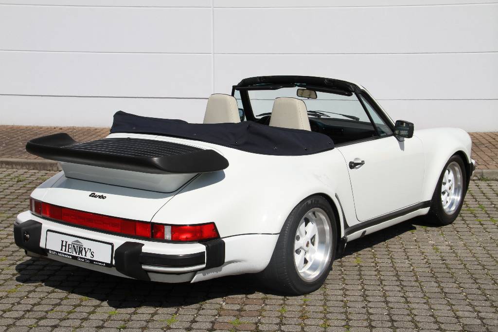 Detail a: Porsche, 911 Turbo 3.3, Cabriolet, Fahrgestellnummer WPOEB0938KS070219, EZ 04.01.1989, Laufleistung 112.724 km abgelesen, HU neu, 210 kW/ 286 PS, 6- ...