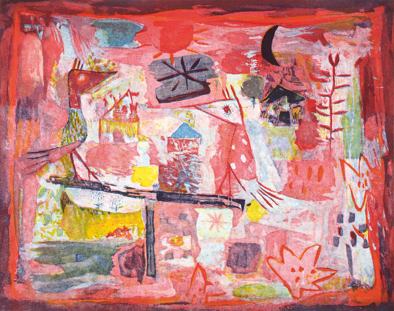Detail a: Yoshi Takahashi, 1943-1998, Konvolut aus zwei Radierungen, "Zwei spielende Vögel", signiert und nummeriert 36/95, Platte ca. 39,7x49,7 cm, ...