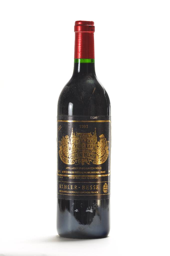 1 Flaschen 1993 Chateau Palmer, Margaux, ca. 75 cl, 12% Vol., Füllstand: ca. high fill,unverkostet, Mähler-Besse, Jean-Marc Quarin 88/100 Punkte, ...
