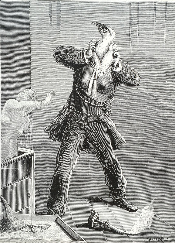 Detail a: Max Ernst, 1891-1976, Konvolut aus vier Lithographien nach Collagen, aus: Une semaine de bonté, Gerhardt Verlag, Berlin 1963, Blattgr. ca. 27,5x20,5 ...